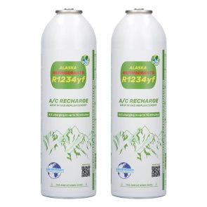 2 x Alaska Refrigerants Réfrigérant de remplacement R1234yf pour véhicules