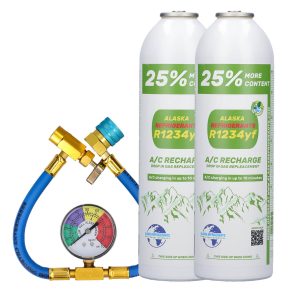 Kit Double – Alaska Refrigerants Réfrigérant de remplacement R1234yf pour véhicules