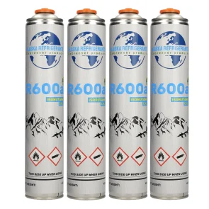 4 x Alaska Refrigerants R600a Isobutane – 420 g